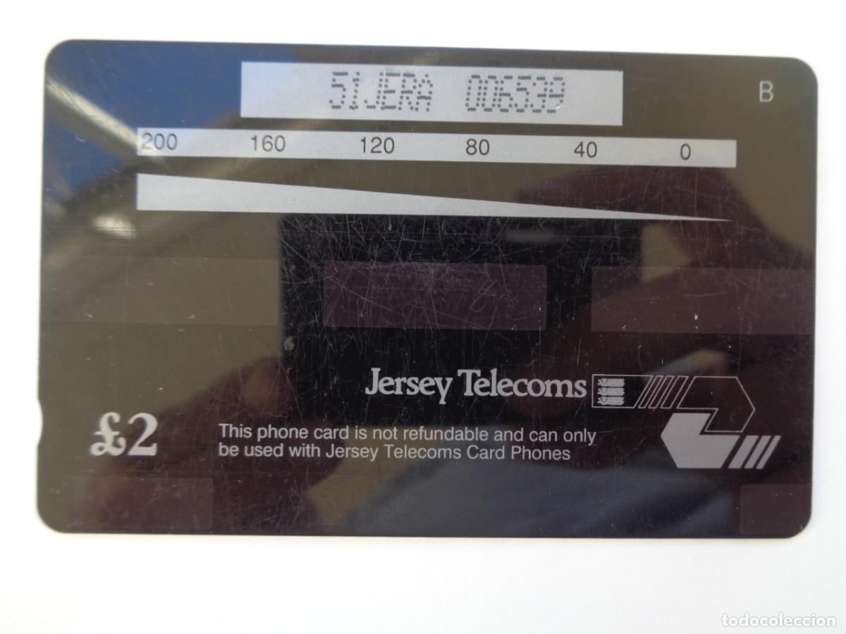 Tarjetas telef&oacute;nicas de colecci&oacute;n: TARJETA TELEFONICA DE LA ISLA DE JERSEY - Foto 2