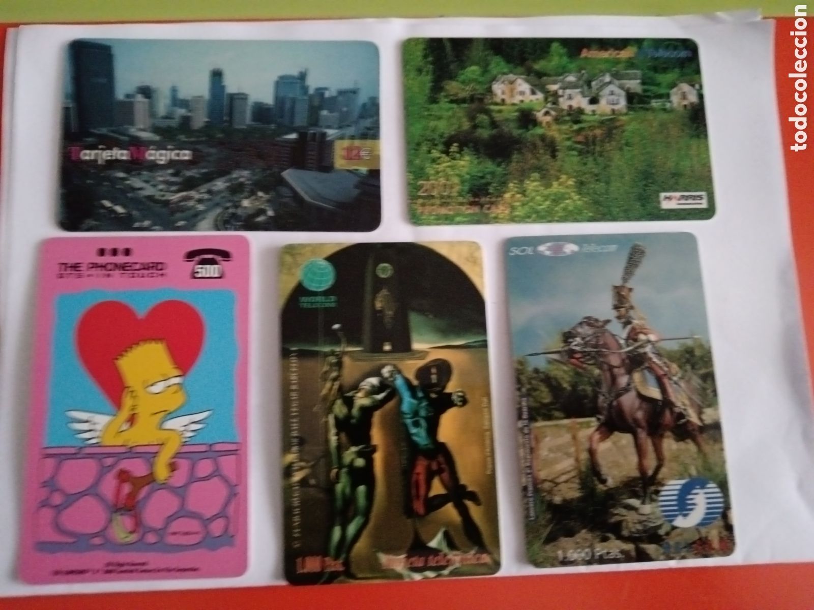 Tarjetas telef&oacute;nicas de colecci&oacute;n: Tarjetas telef&oacute;nicas usadas - Foto 1