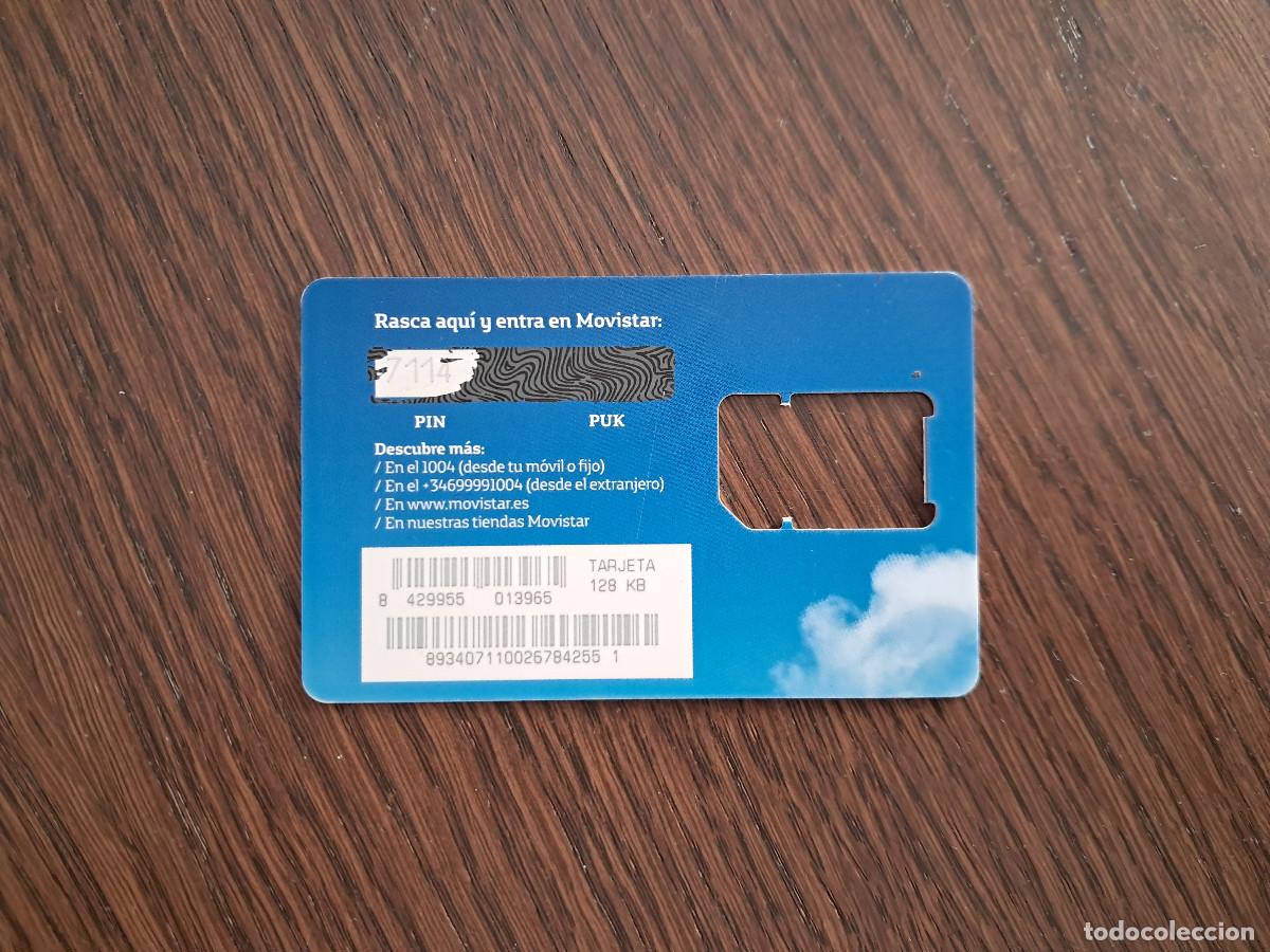 Tarjetas telef&oacute;nicas de colecci&oacute;n: tarjeta sim de movistar. - Foto 2