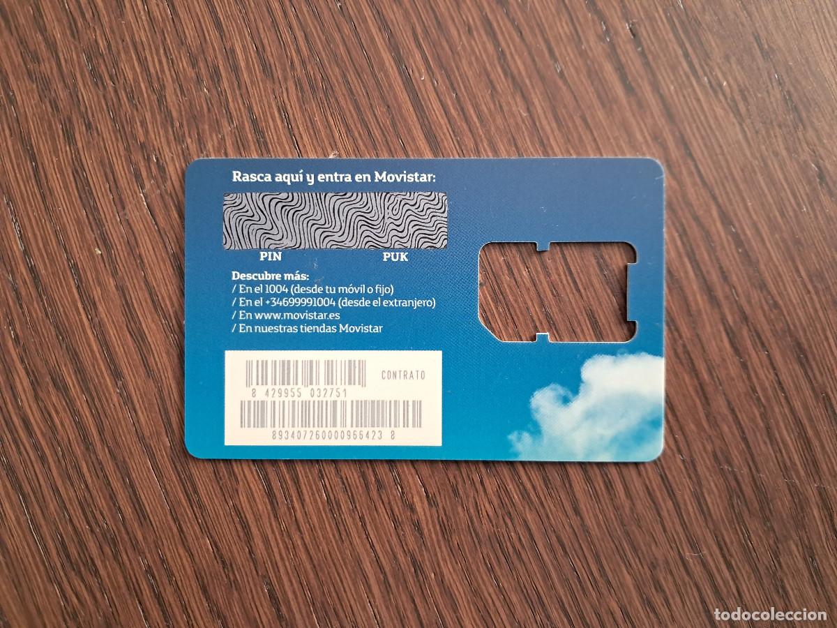 Tarjetas telef&oacute;nicas de colecci&oacute;n: tarjeta sim de movistar. - Foto 2