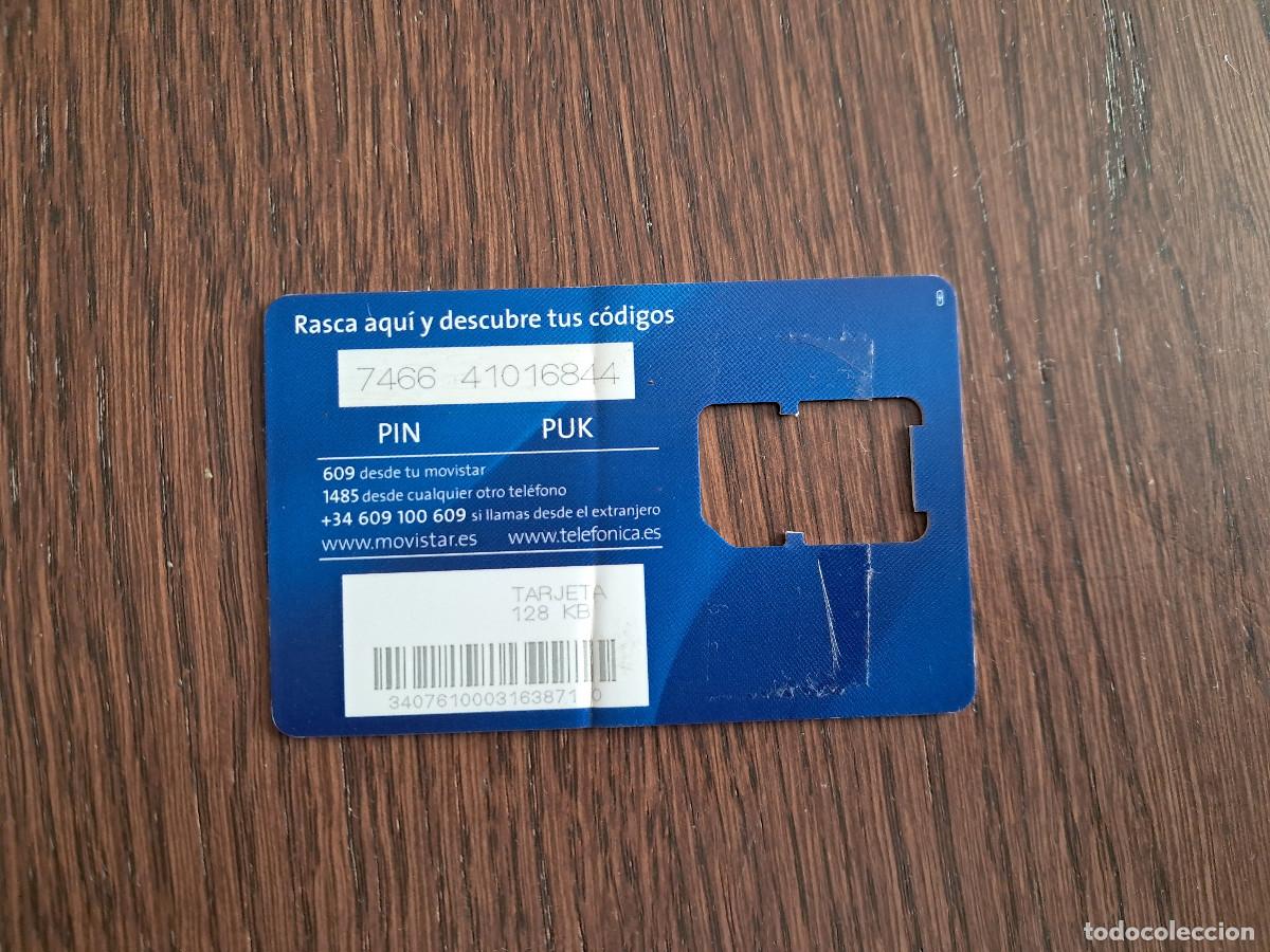 Tarjetas telef&oacute;nicas de colecci&oacute;n: tarjeta sim de movistar. - Foto 2