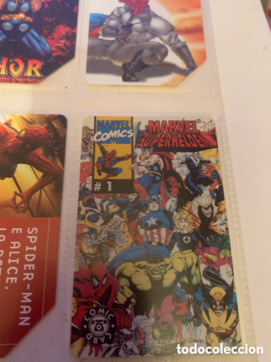 Tarjetas telef&oacute;nicas de colecci&oacute;n: Marvel comics spider-man marvel thor. Comic spiderman - Foto 8