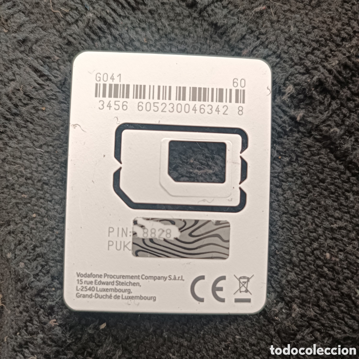 Tarjetas telef&oacute;nicas de colecci&oacute;n: Tarjeta telef&oacute;nica de sim Vodafone - Foto 2