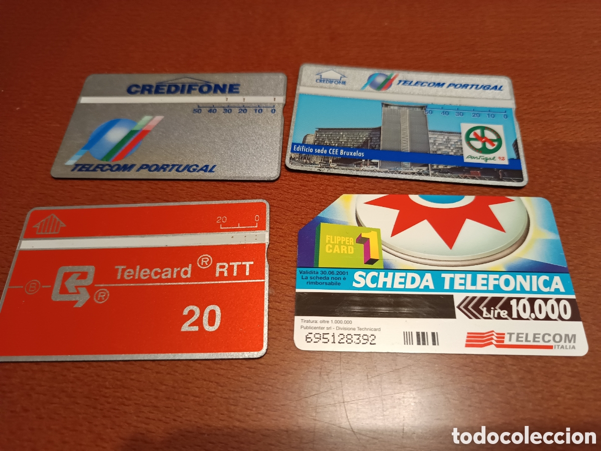 Tarjetas telef&oacute;nicas de colecci&oacute;n: 4 tarjetas telefonicas - Foto 1