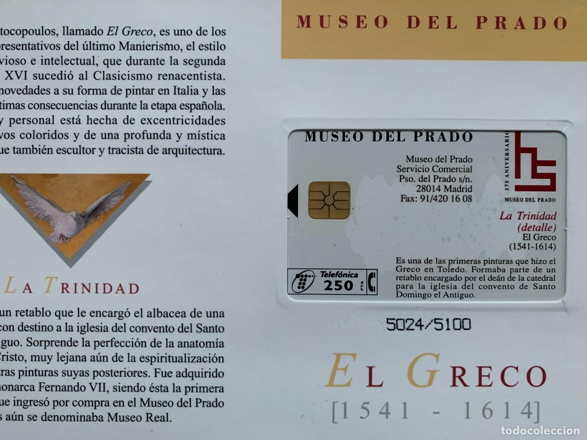 Tarjetas telef&oacute;nicas de colecci&oacute;n: Folder Museo del Prado - Foto 2