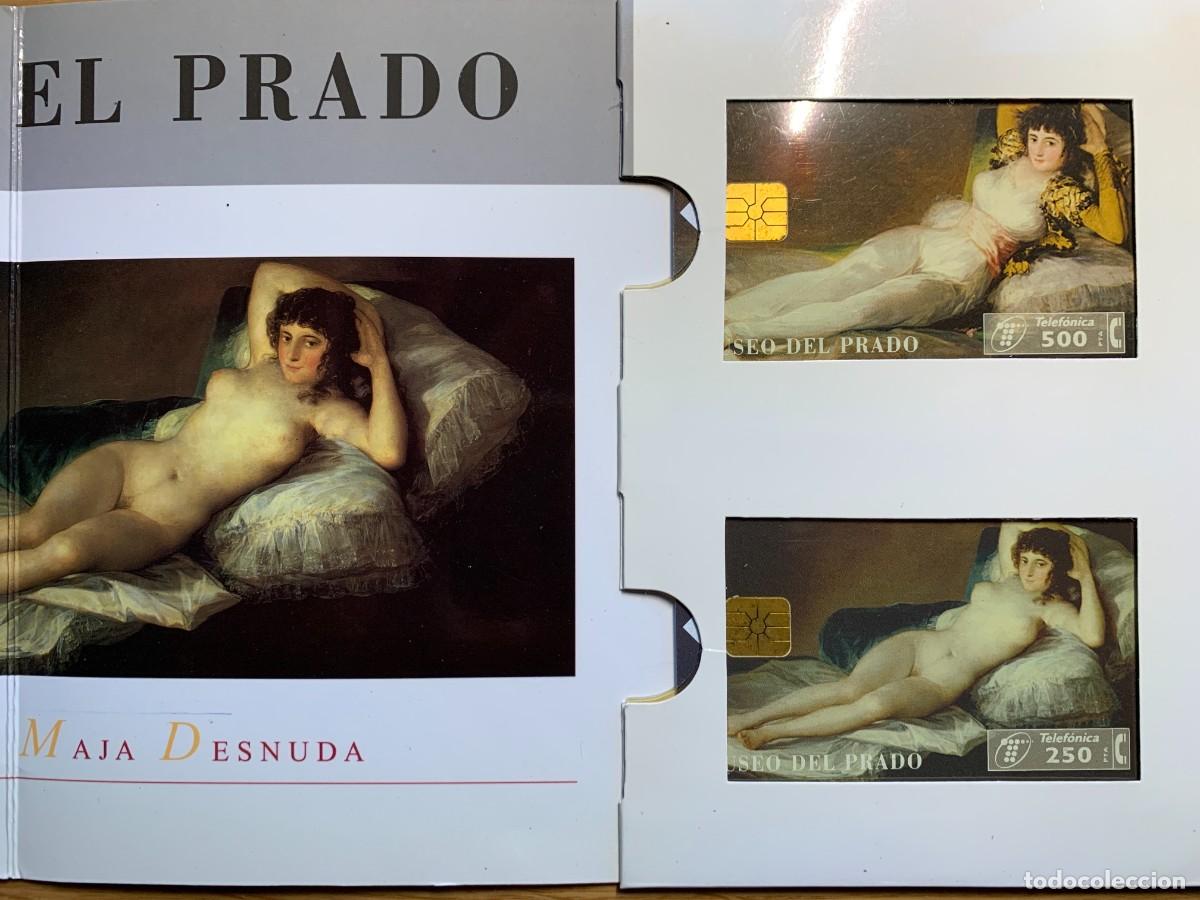 Tarjetas telef&oacute;nicas de colecci&oacute;n: Folder Museo del Prado Goya - Foto 2