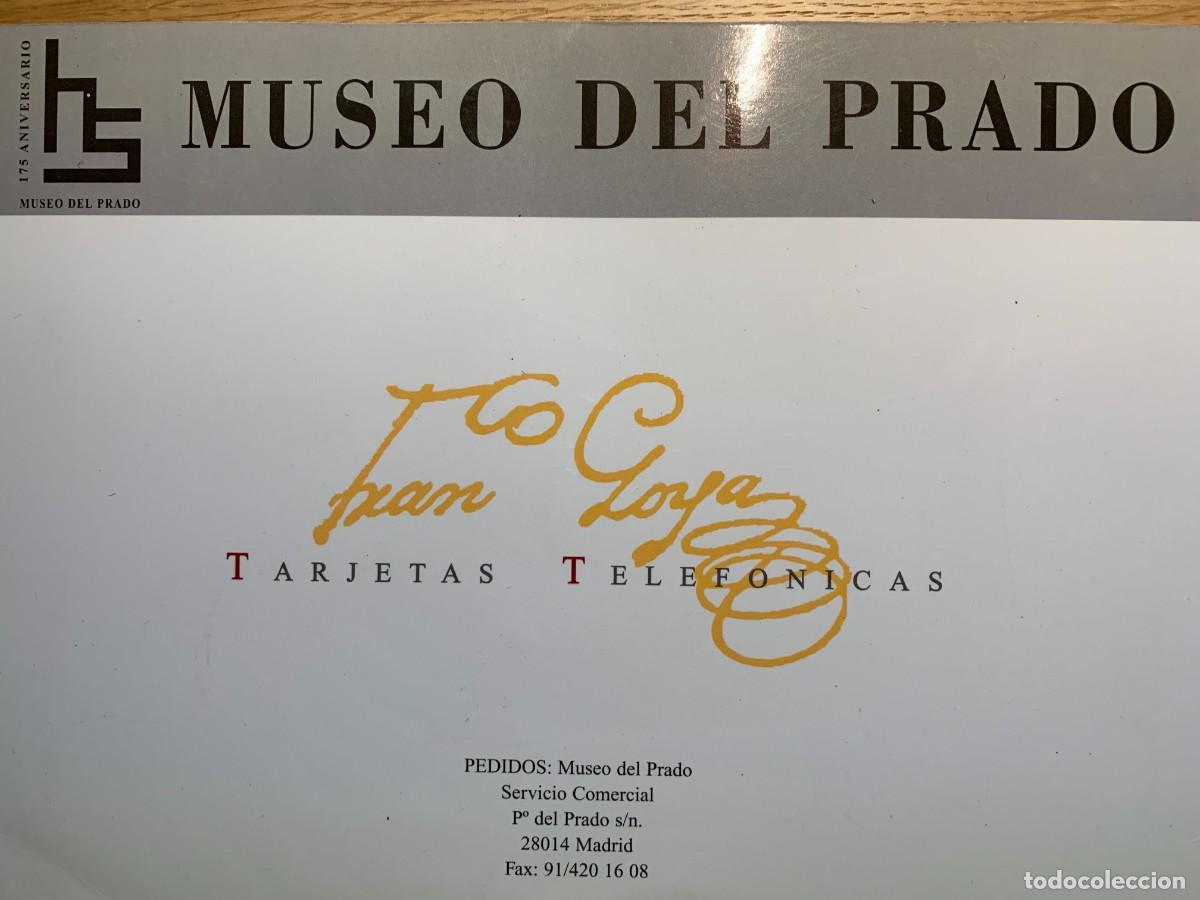 Tarjetas telef&oacute;nicas de colecci&oacute;n: Folder Museo del Prado Goya - Foto 4