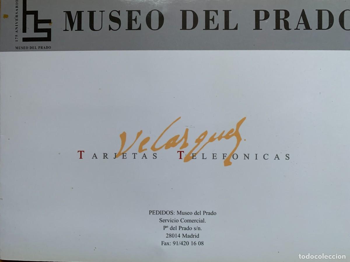 Tarjetas telef&oacute;nicas de colecci&oacute;n: Folder Museo del Prado, Velazquez. - Foto 4