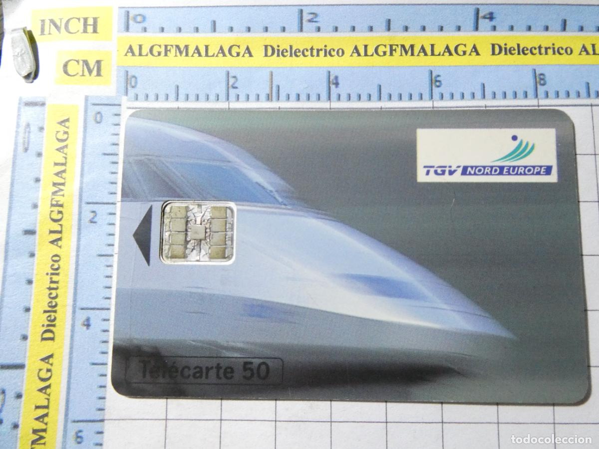 Tarjetas telef&oacute;nicas de colecci&oacute;n: TARJETA TELEF&Oacute;NICA FRANCIA. TRENES FERROCARRILES TGC SNCF NORD EUROPE. 69