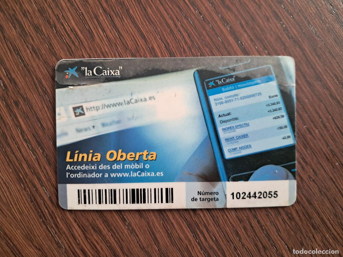 Tarjetas telef&oacute;nicas de colecci&oacute;n: tarjeta de La Caixa, de coordenadas. - Foto 1