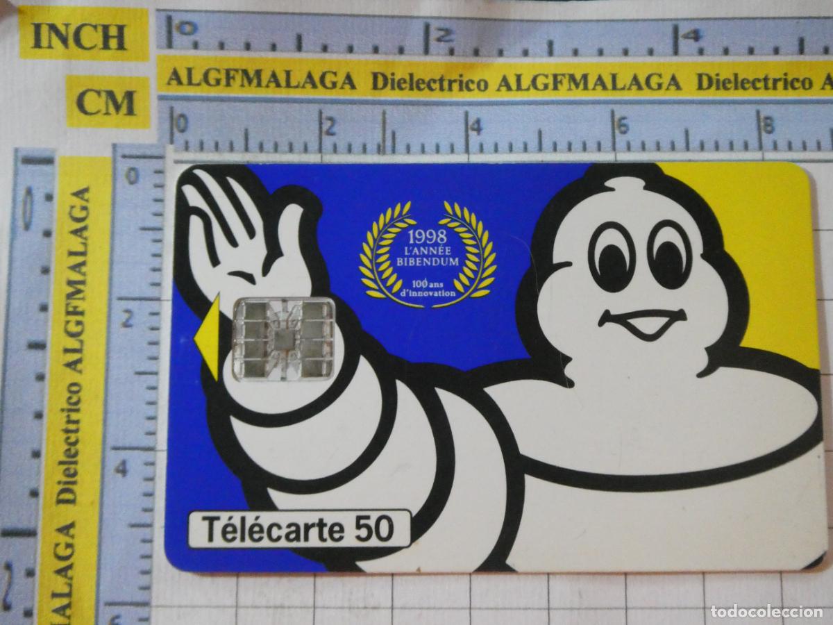 Tarjetas telef&oacute;nicas de colecci&oacute;n: TARJETA TELEF&Oacute;NICA DE FRANCIA. RUEDAS NEUM&Aacute;TICOS MICHELIN. 63