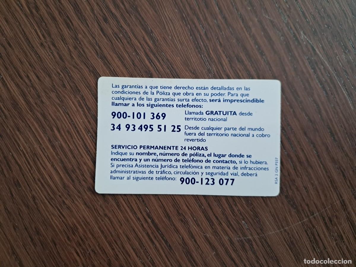Tarjetas telef&oacute;nicas de colecci&oacute;n: tarjeta, seguros royal & sunalliance - Foto 2