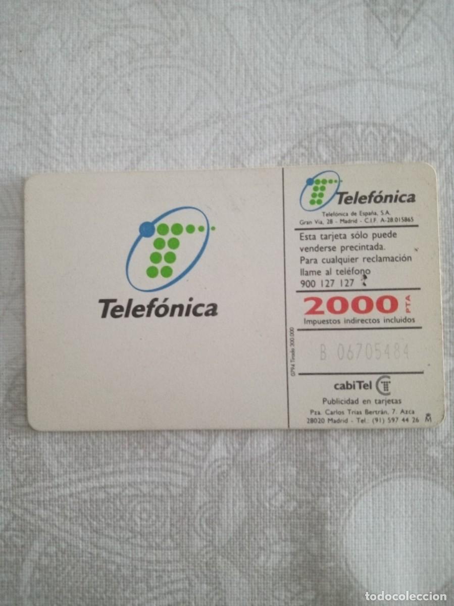 Tarjetas telef&oacute;nicas de colecci&oacute;n: Tarjeta Telefonica 2000 - Foto 2