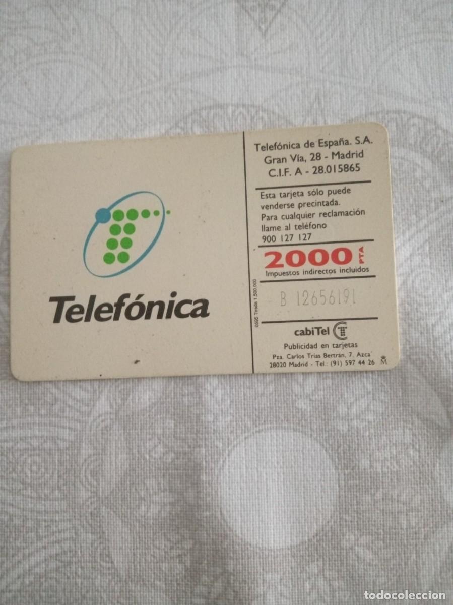 Tarjetas telef&oacute;nicas de colecci&oacute;n: Tarjeta Telefonica 2000 - Foto 2