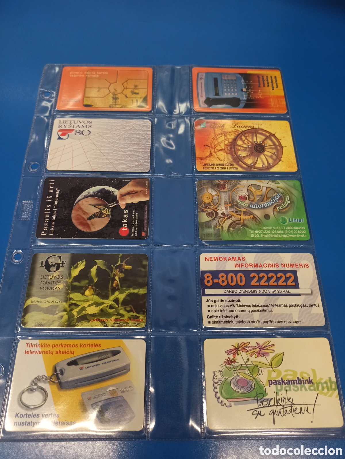 Tarjetas telef&oacute;nicas de colecci&oacute;n: Tarjetas telef&oacute;nicas Lituania - Foto 3