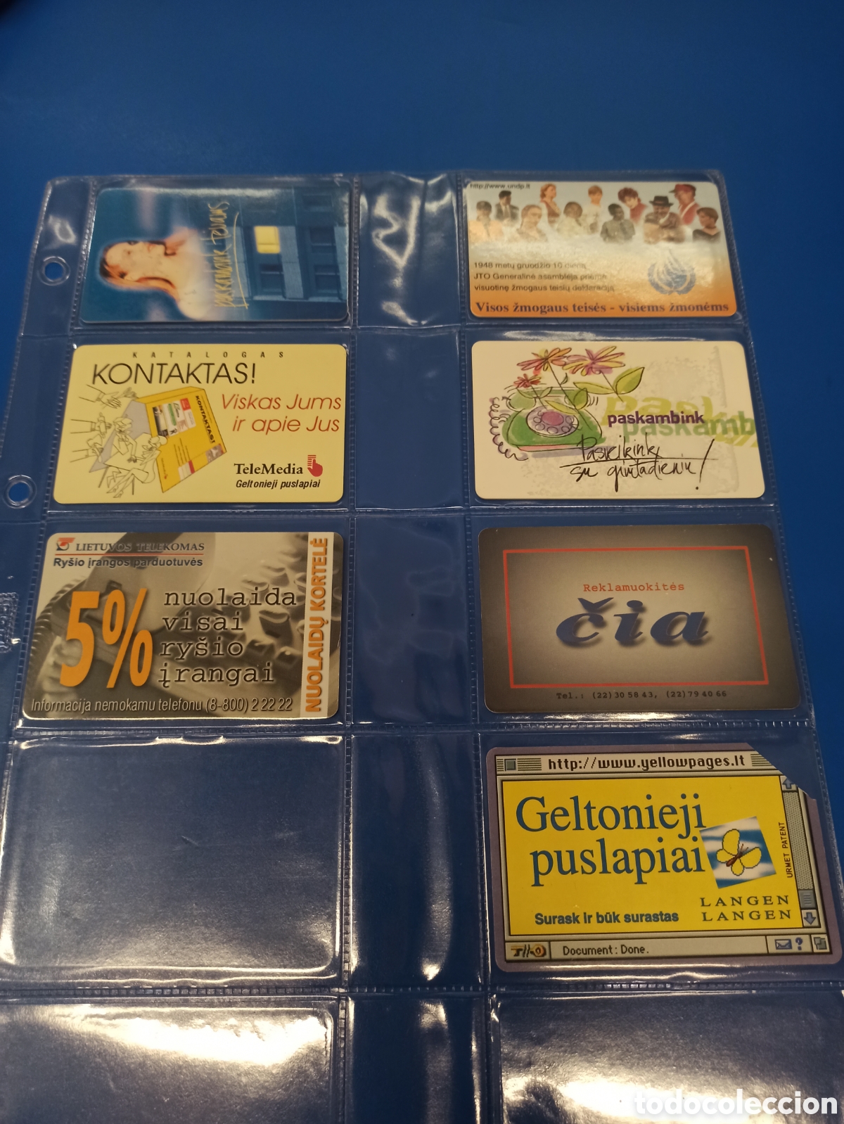 Tarjetas telef&oacute;nicas de colecci&oacute;n: Tarjetas telef&oacute;nicas Lituania - Foto 4