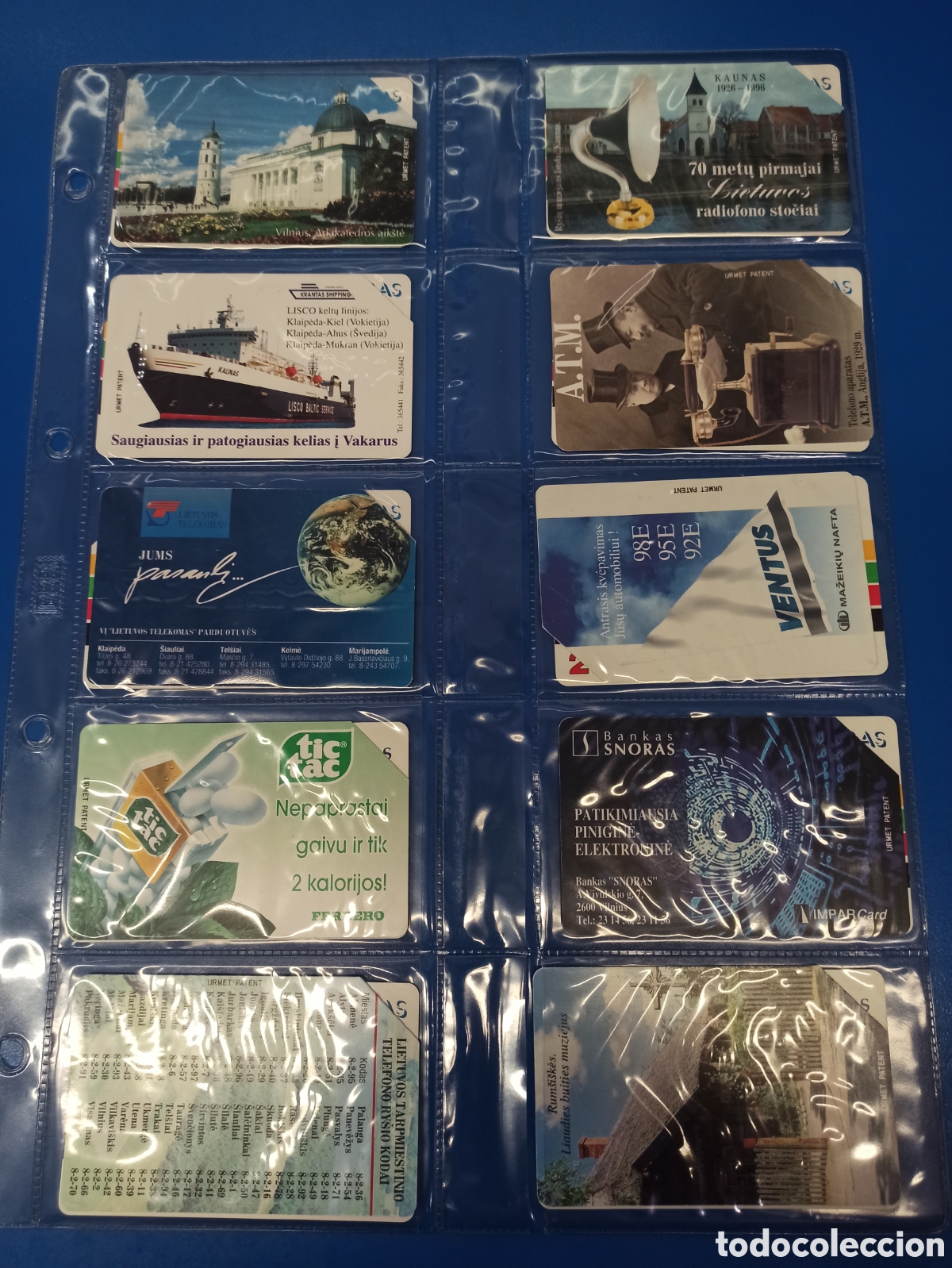 Tarjetas telef&oacute;nicas de colecci&oacute;n: Tarjetas telef&oacute;nicas Lituania - Foto 1