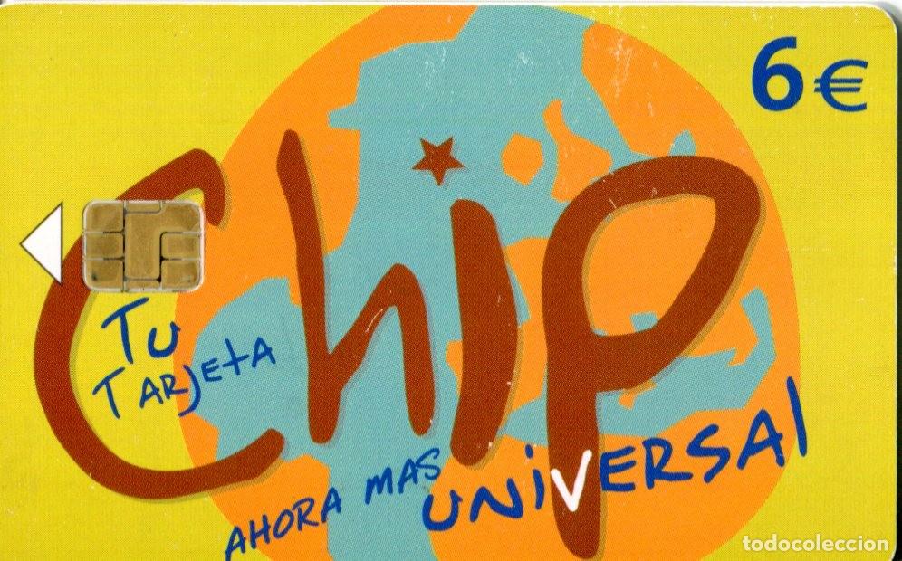 Tarjetas telef&oacute;nicas de colecci&oacute;n: CHIP UNIVERSAL, USADA TARJETAS TELEFONICA - Foto 1