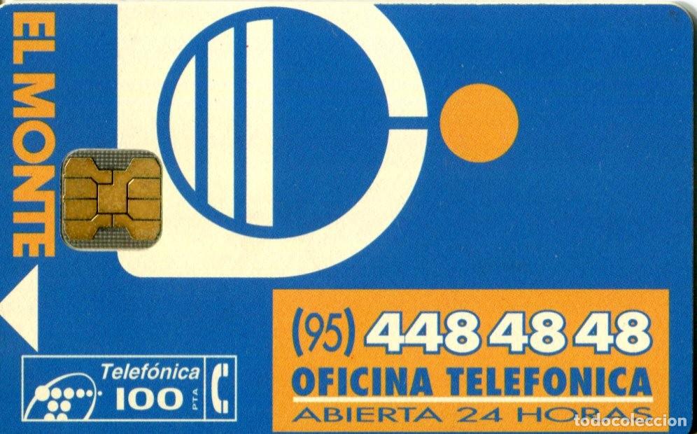 Tarjetas telef&oacute;nicas de colecci&oacute;n: ELMONTE, USADA TARJETAS TELEFONICA - Foto 1