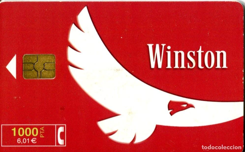 Tarjetas telef&oacute;nicas de colecci&oacute;n: TABACO WINSTON, USADA TARJETAS TELEFONICA - Foto 1