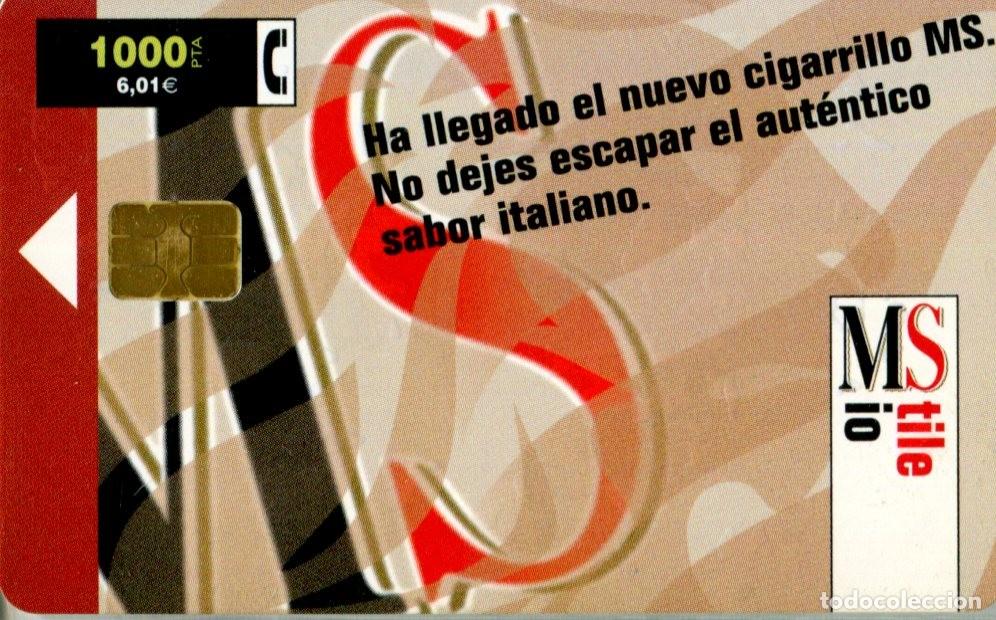 Tarjetas telef&oacute;nicas de colecci&oacute;n: TABACO MS, USADA TARJETAS TELEFONICA - Foto 1