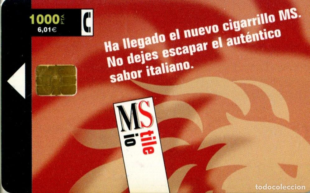 Tarjetas telef&oacute;nicas de colecci&oacute;n: TABACO MS, USADA TARJETAS TELEFONICA - Foto 1