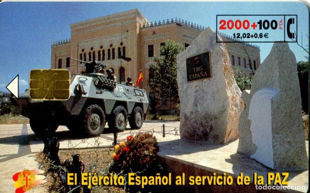 Tarjetas telef&oacute;nicas de colecci&oacute;n: EJERCITO ESPA&Ntilde;OL, USADA TARJETAS TELEFONICA - Foto 1