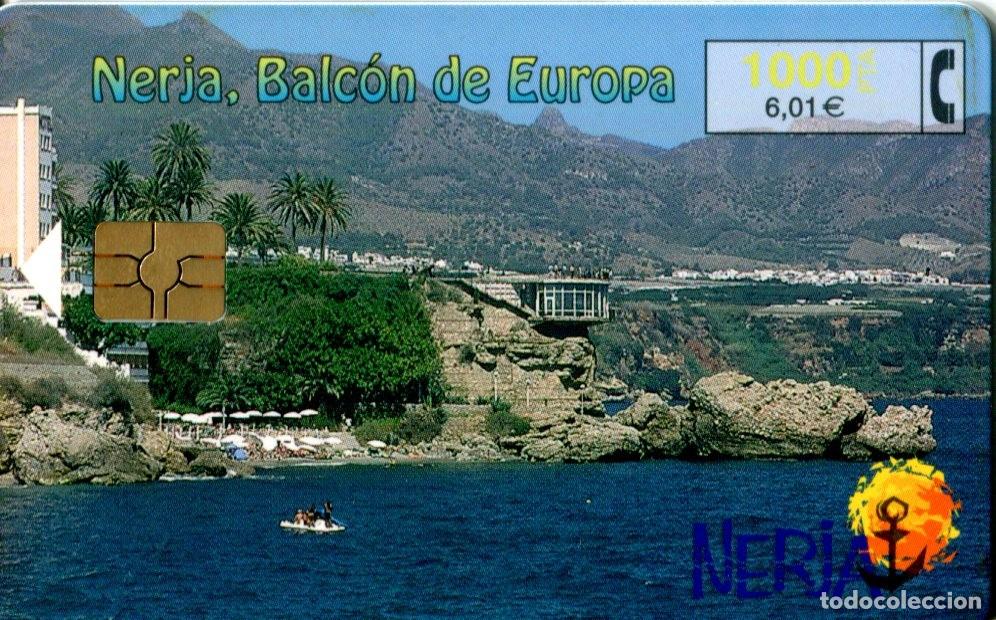 Tarjetas telef&oacute;nicas de colecci&oacute;n: NERJA, USADA TARJETAS TELEFONICA - Foto 1