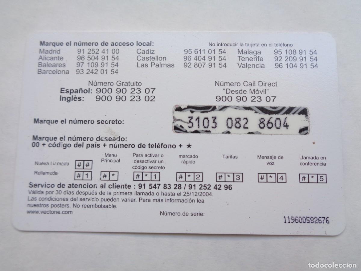 Tarjetas telef&oacute;nicas de colecci&oacute;n: TARJETA TELEFONICA DE PREPAGO - Foto 2
