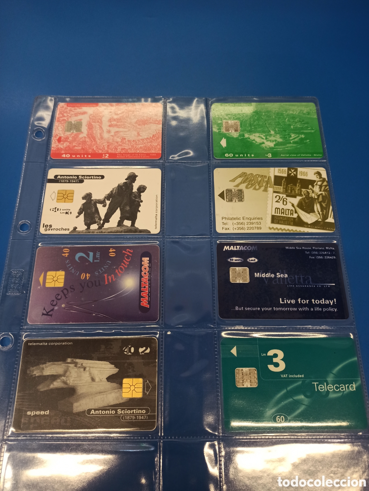 Tarjetas telef&oacute;nicas de colecci&oacute;n: Tarjetas telef&oacute;nicas Malta - Foto 1