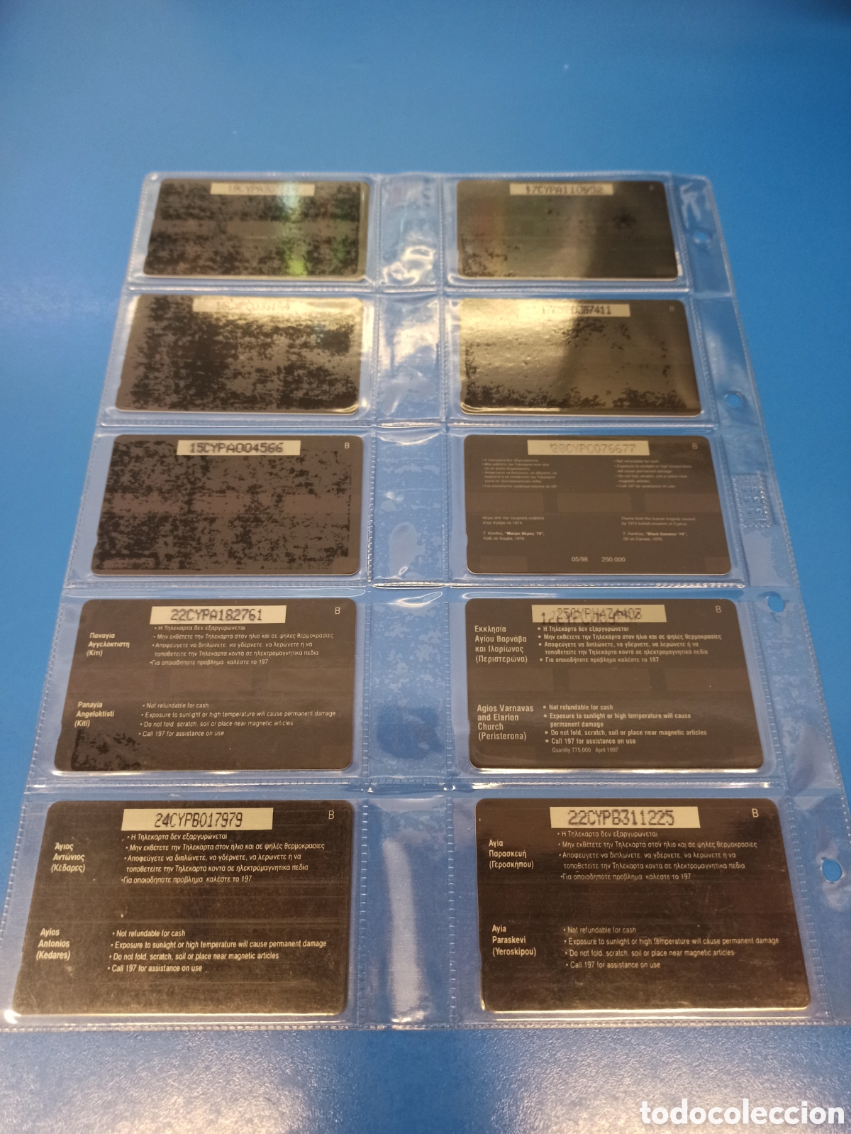 Tarjetas telef&oacute;nicas de colecci&oacute;n: Tarjetas telef&oacute;nicas Chipre - Foto 2