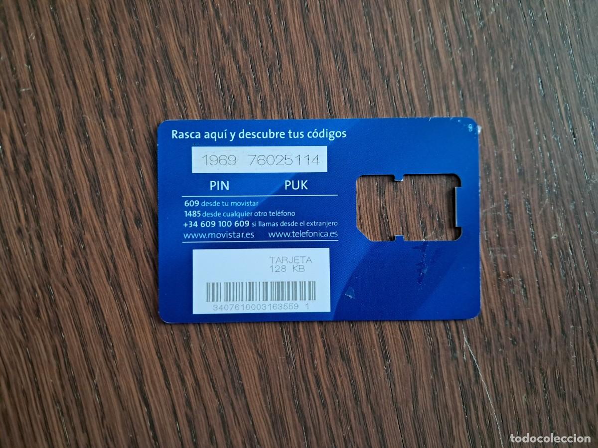 Tarjetas telef&oacute;nicas de colecci&oacute;n: tarjeta sim de movistar. - Foto 2