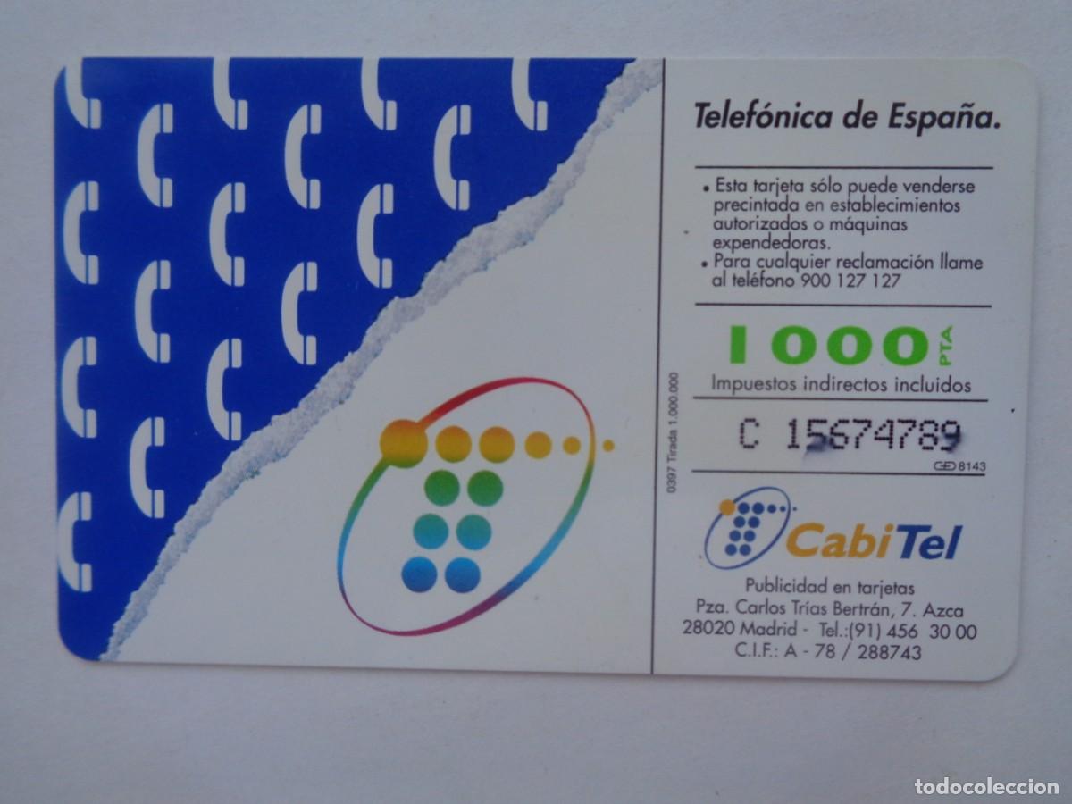 Tarjetas telef&oacute;nicas de colecci&oacute;n: TARJETA TELEFONICA BASICA . CON CHIP - Foto 2