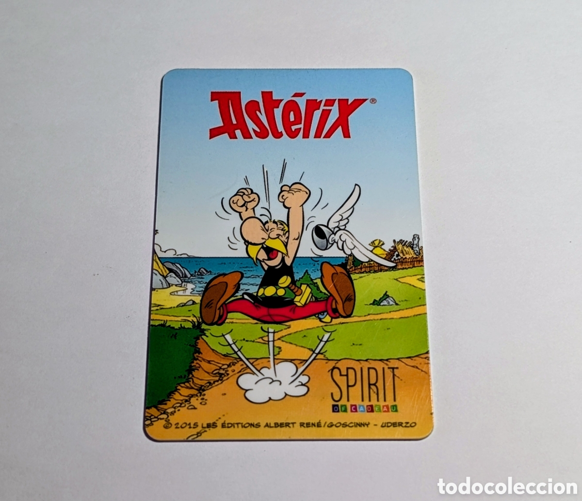Tarjetas telef&oacute;nicas de colecci&oacute;n: Rara targeta telef&oacute;nica Ast&eacute;rix. Albert Ren&eacute; - Foto 1