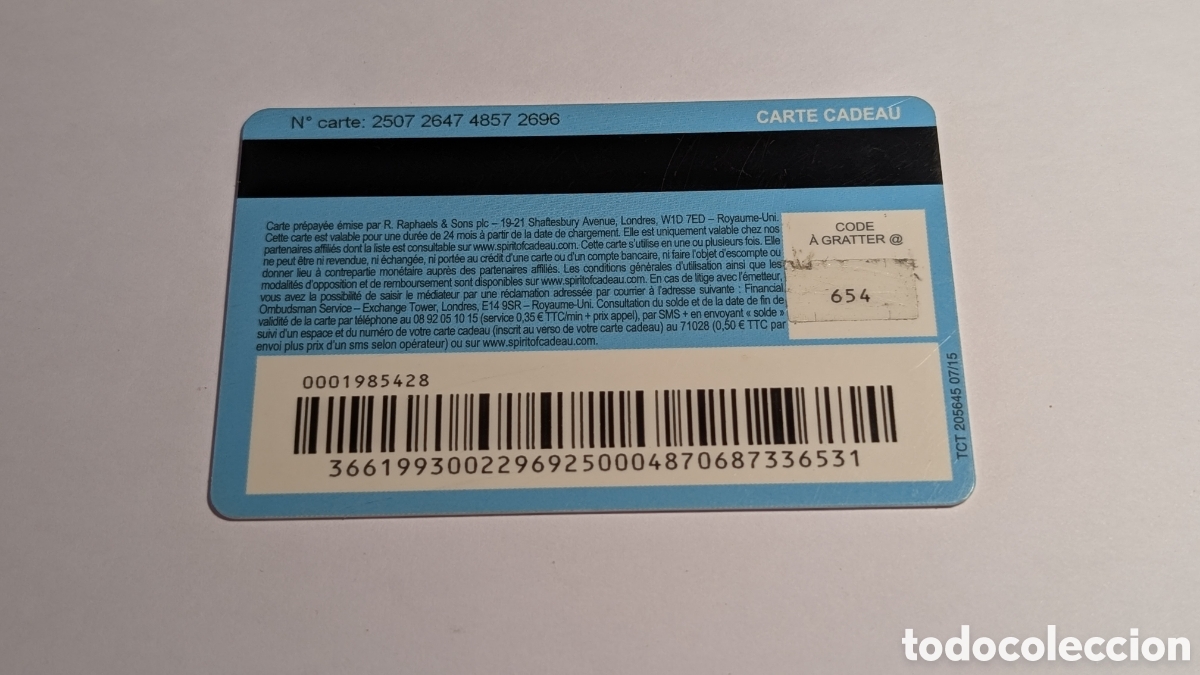 Tarjetas telef&oacute;nicas de colecci&oacute;n: Rara targeta telef&oacute;nica Ast&eacute;rix. Albert Ren&eacute; - Foto 2