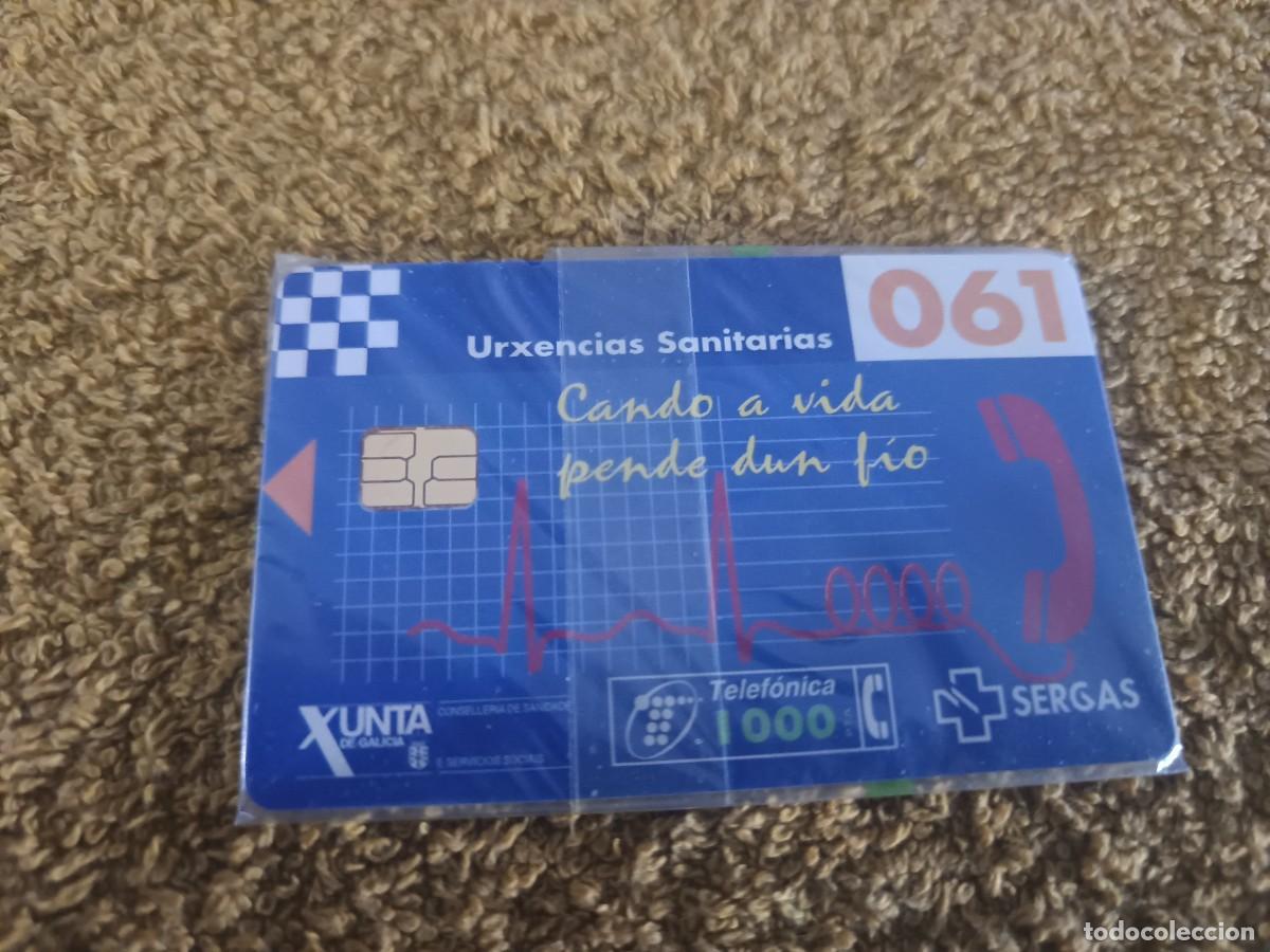 Tarjetas telef&oacute;nicas de colecci&oacute;n: Tarjeta telef&oacute;nica Urgencias Sanitarias 061 de la Xunta de Galicia..1000 ptas