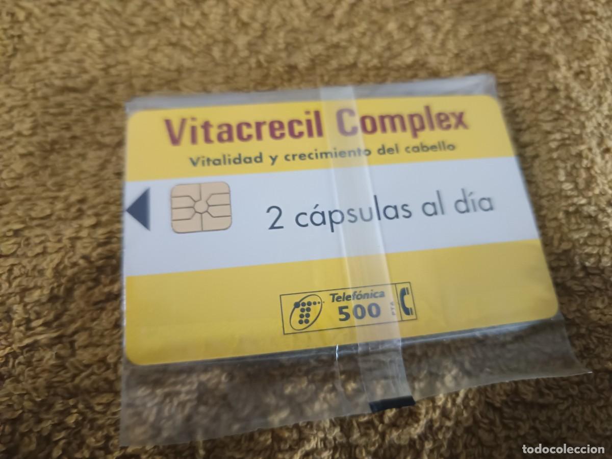 Tarjetas telef&oacute;nicas de colecci&oacute;n: Tarjeta Telefonica TeComplemento alimenticio Vitacrecil Complex 500 ptas - Foto 1