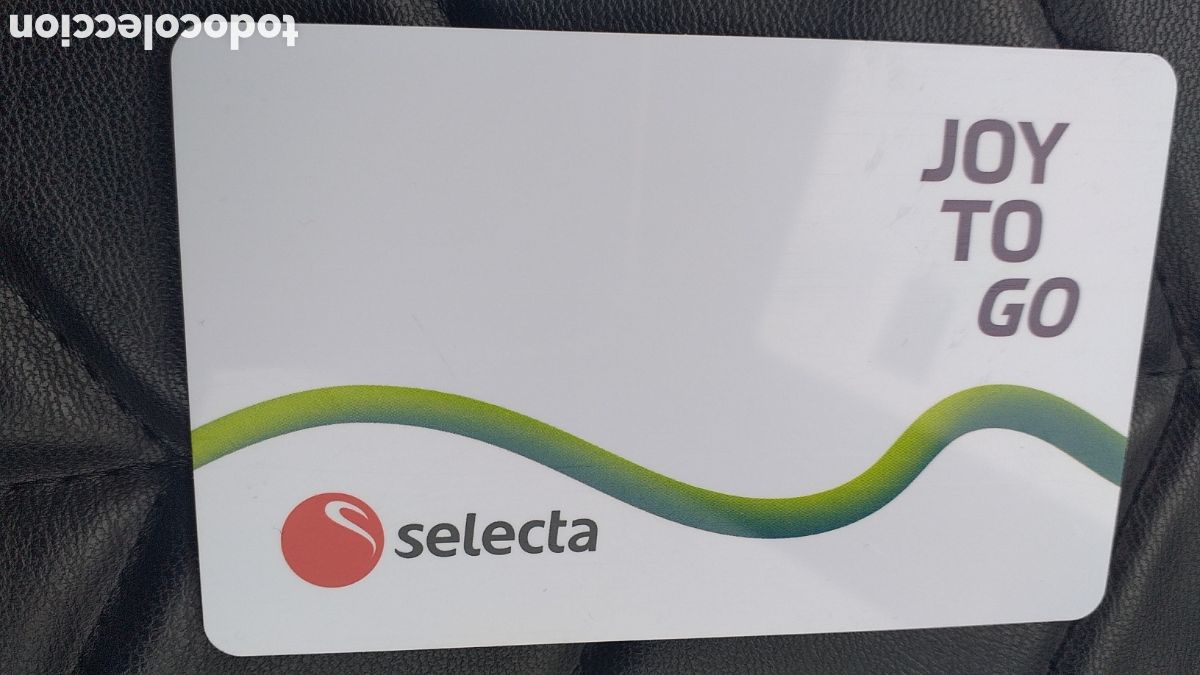 Tarjetas telef&oacute;nicas de colecci&oacute;n: Tarjeta Joy To Go # SELECTA ESPA&Ntilde;A # antigua. Para m&aacute;quinas expendedoras de refrescos o caf&eacute;.