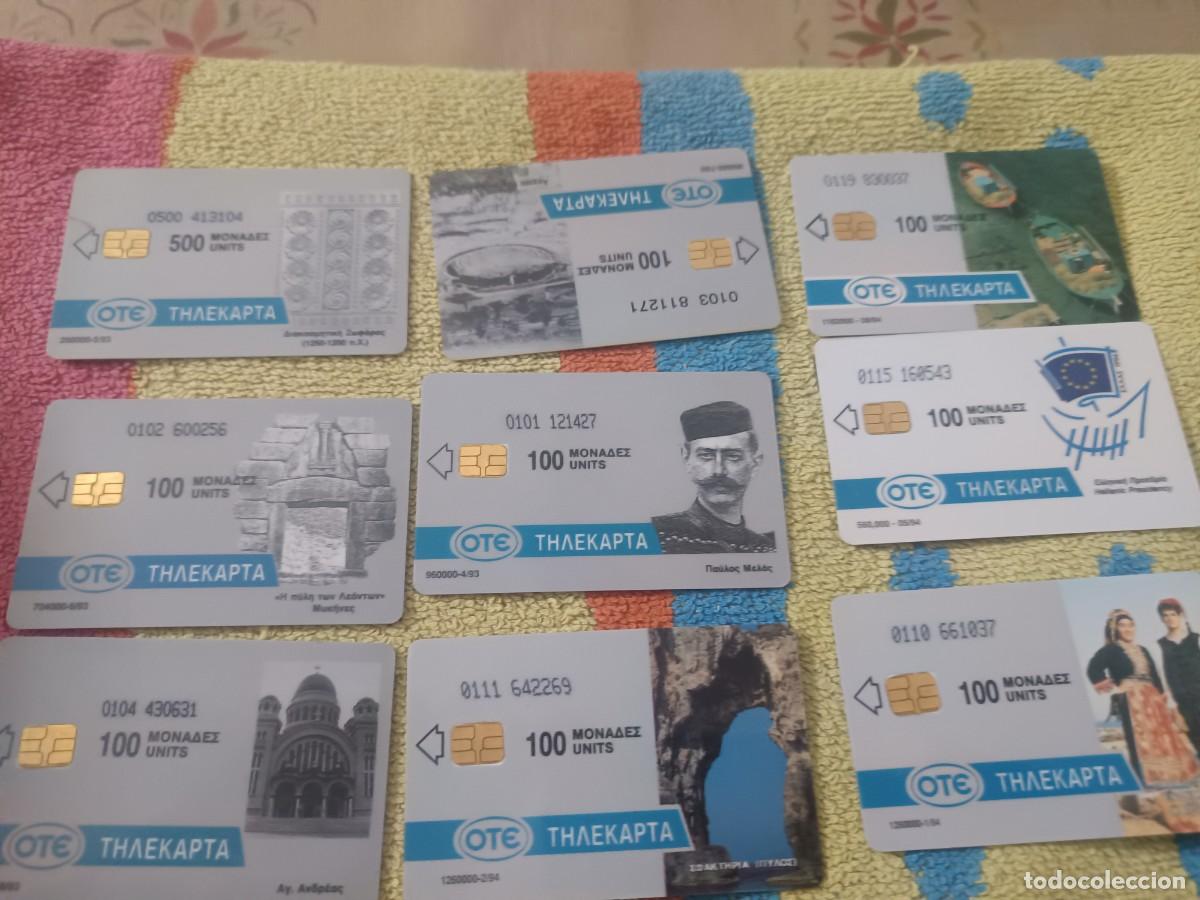 Tarjetas telef&oacute;nicas de colecci&oacute;n: 9 Tarjetas telef&oacute;nicas de OTE (Organizaci&oacute;n de Telecomunicaciones de Grecia) 2