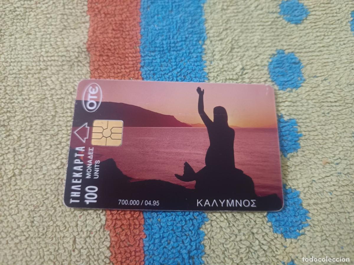 Tarjetas telef&oacute;nicas de colecci&oacute;n: Tarjeta telef&oacute;nica OTE Tel&eacute;carte con 100 unidades. GRECIA
