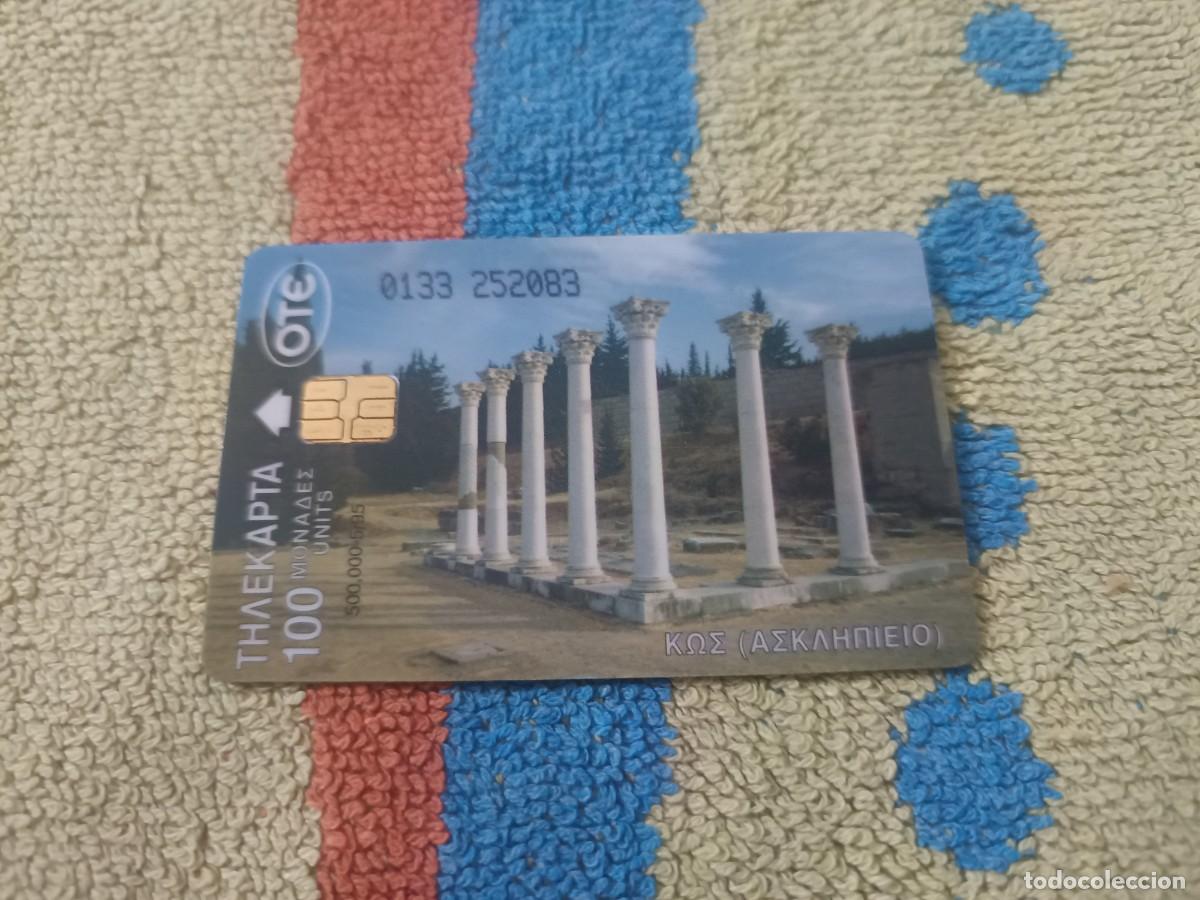 Tarjetas telef&oacute;nicas de colecci&oacute;n: Tarjeta telef&oacute;nica de OTE, con 100 unidades.GRIEGA