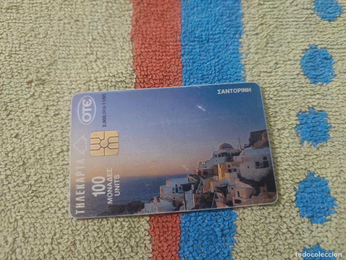 Tarjetas telef&oacute;nicas de colecci&oacute;n: Tarjeta telef&oacute;nica de OTE, con 100 unidades.GRIEGA