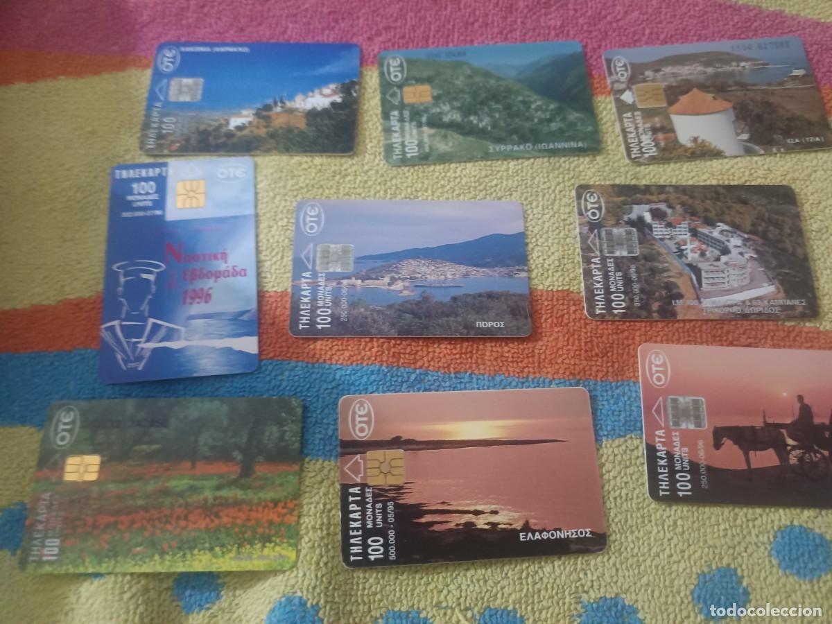 Tarjetas telef&oacute;nicas de colecci&oacute;n: 9 Tarjeta telef&oacute;nica de OTE, con 100 unidades.GRIEGA