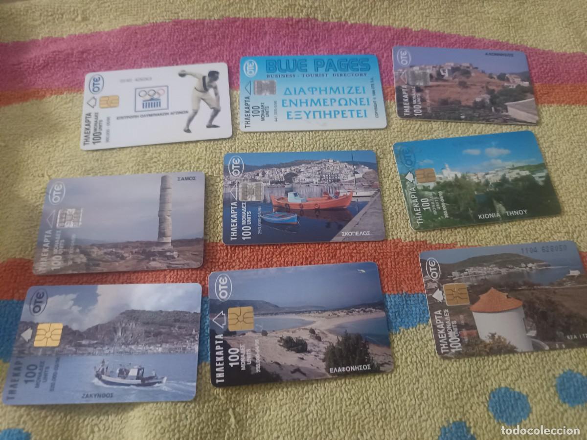 Tarjetas telef&oacute;nicas de colecci&oacute;n: 9 Tarjeta telef&oacute;nica de OTE, con 100 unidades.GRIEGA