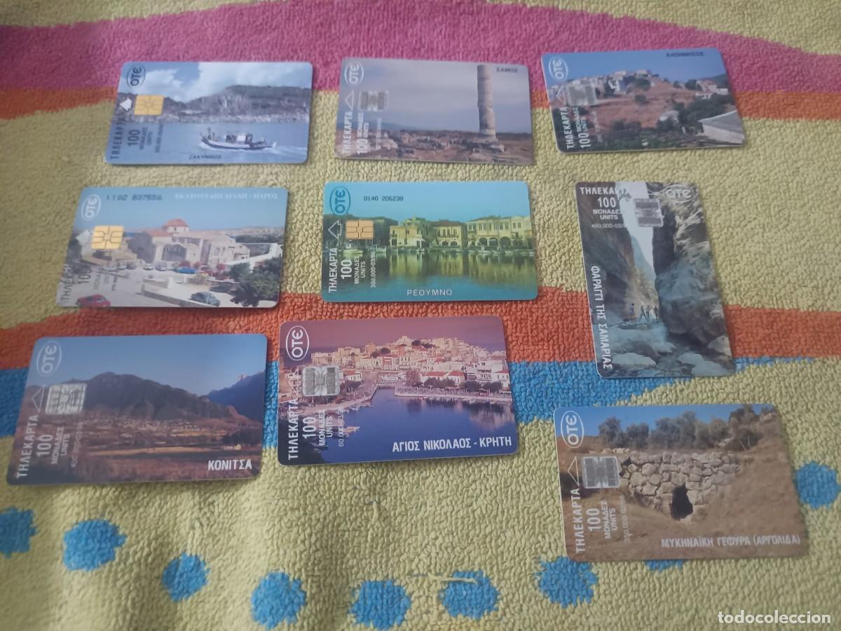 Tarjetas telef&oacute;nicas de colecci&oacute;n: 9 Tarjeta telef&oacute;nica de OTE, con 100 unidades.GRIEGA