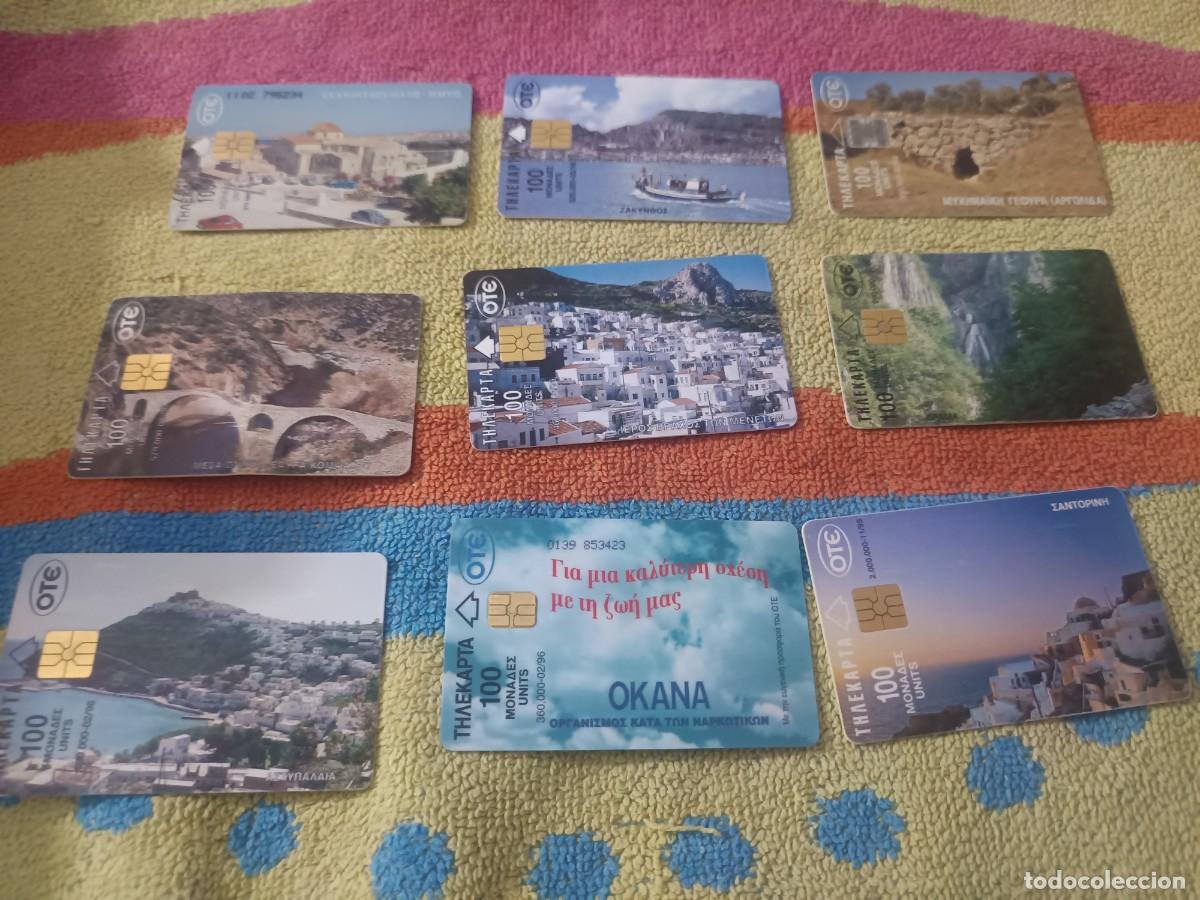 Tarjetas telef&oacute;nicas de colecci&oacute;n: 9 Tarjeta telef&oacute;nica de OTE, con 100 unidades.GRIEGA