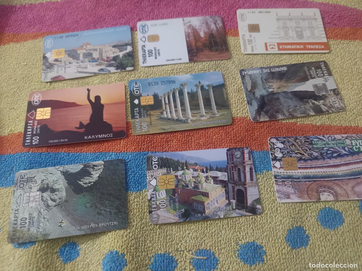 Tarjetas telef&oacute;nicas de colecci&oacute;n: 9 Tarjeta telef&oacute;nica de OTE, con 100 unidades.GRIEGA