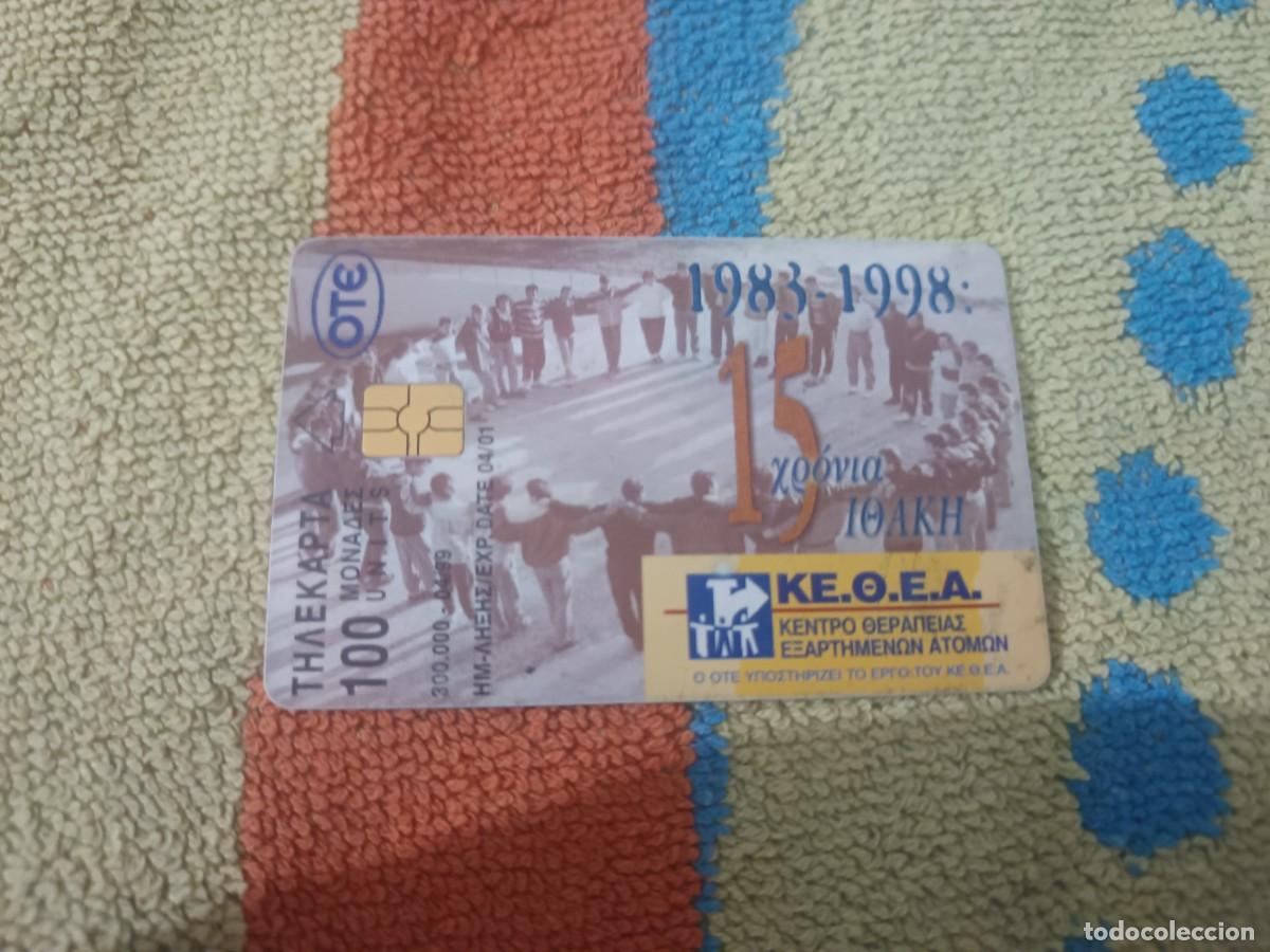Tarjetas telef&oacute;nicas de colecci&oacute;n: Tel&eacute;carte de OTE conmemorativa del periodo 1983-1998..