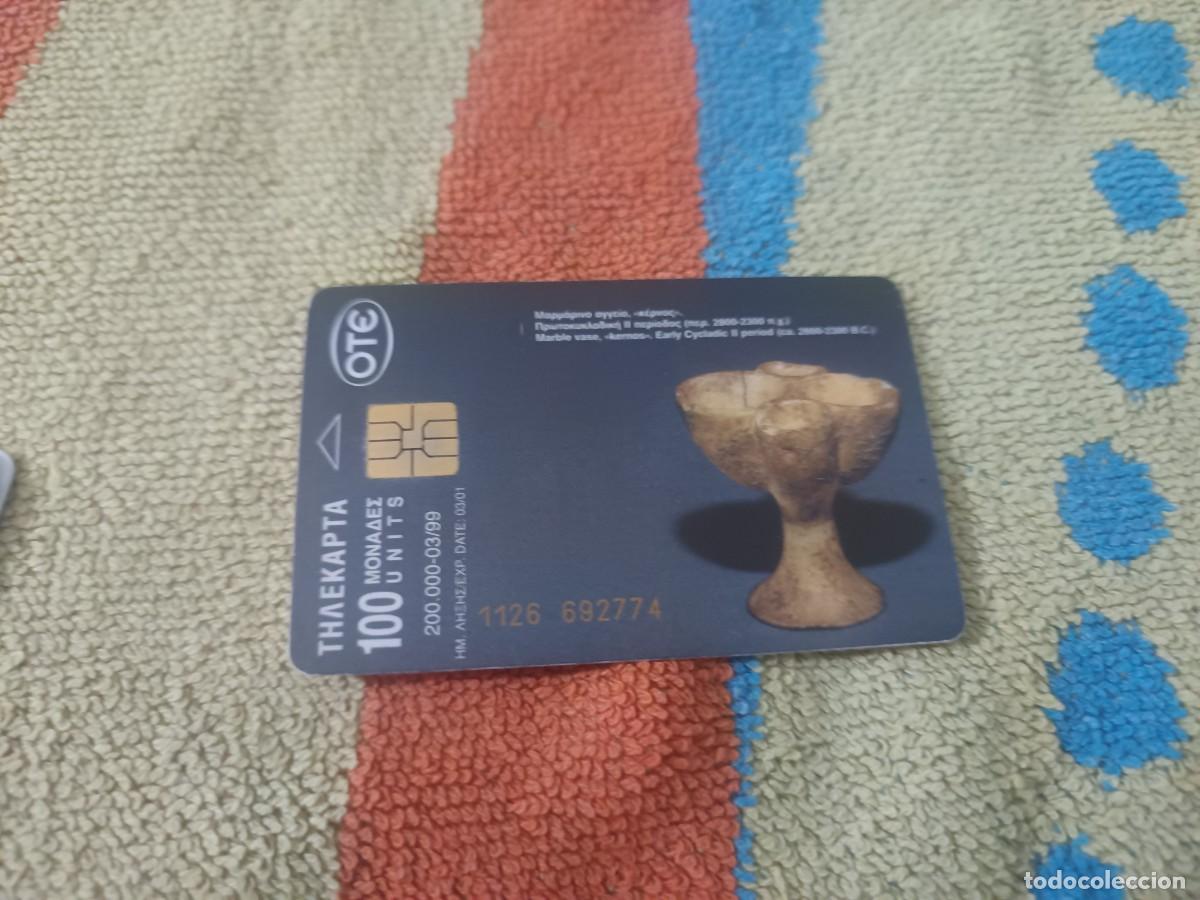 Tarjetas telef&oacute;nicas de colecci&oacute;n: Tarjeta telef&oacute;nica OTE con 100 unidades.