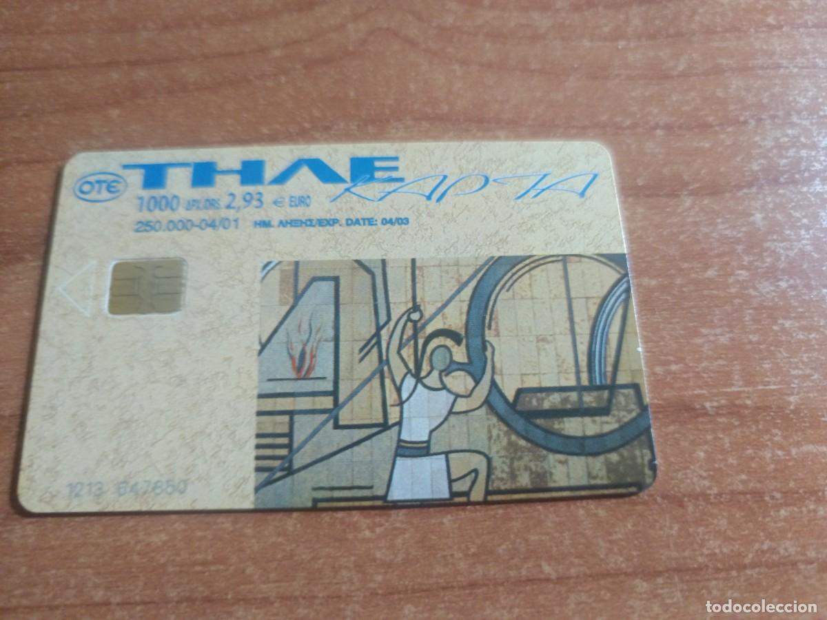 Tarjetas telef&oacute;nicas de colecci&oacute;n: Tarjeta telef&oacute;nica modelo THAE KARTA.. ., GRECIA